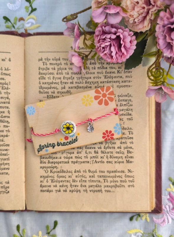 Ceramic Flower March Bracelet