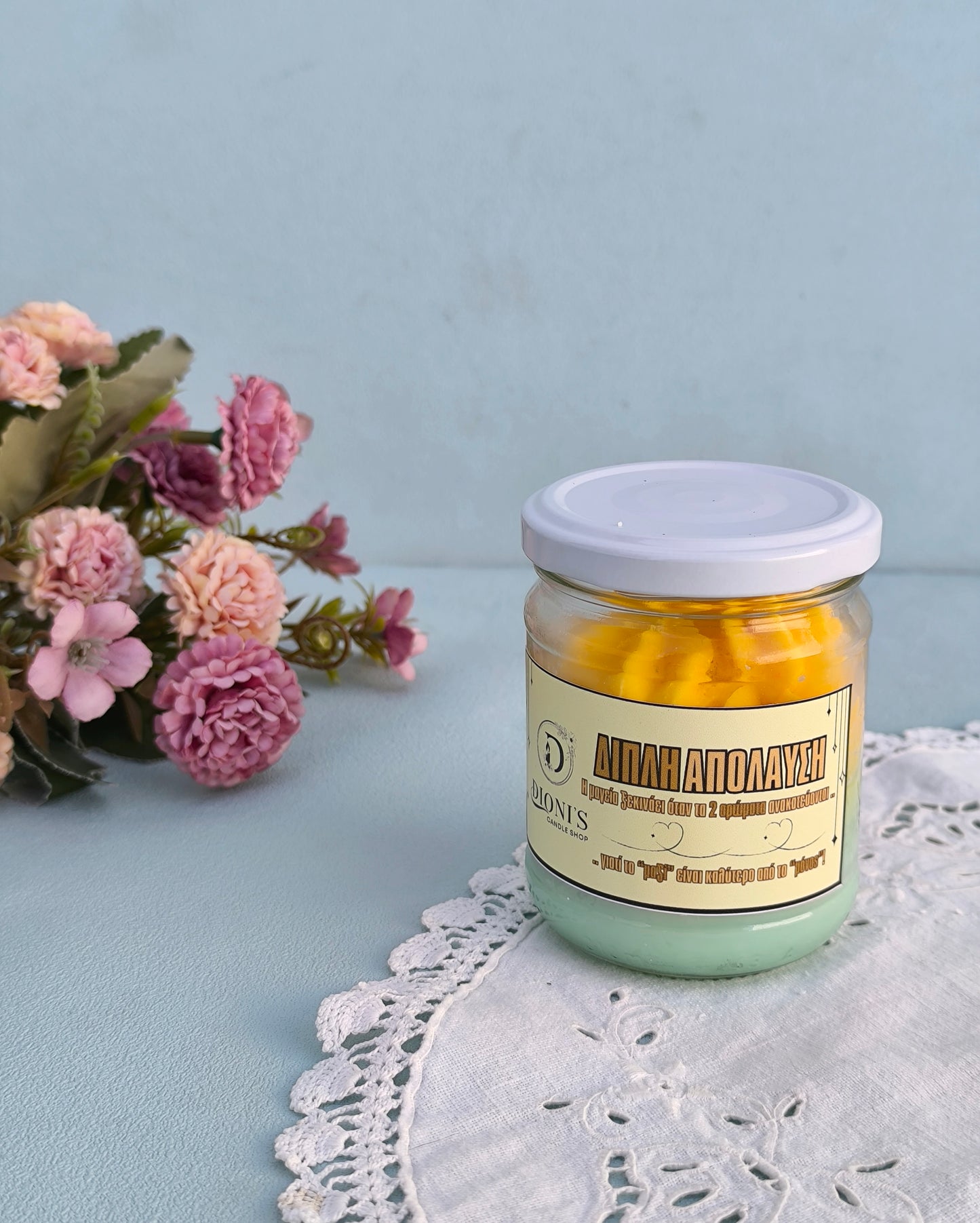 Carrot Cake Double Candle