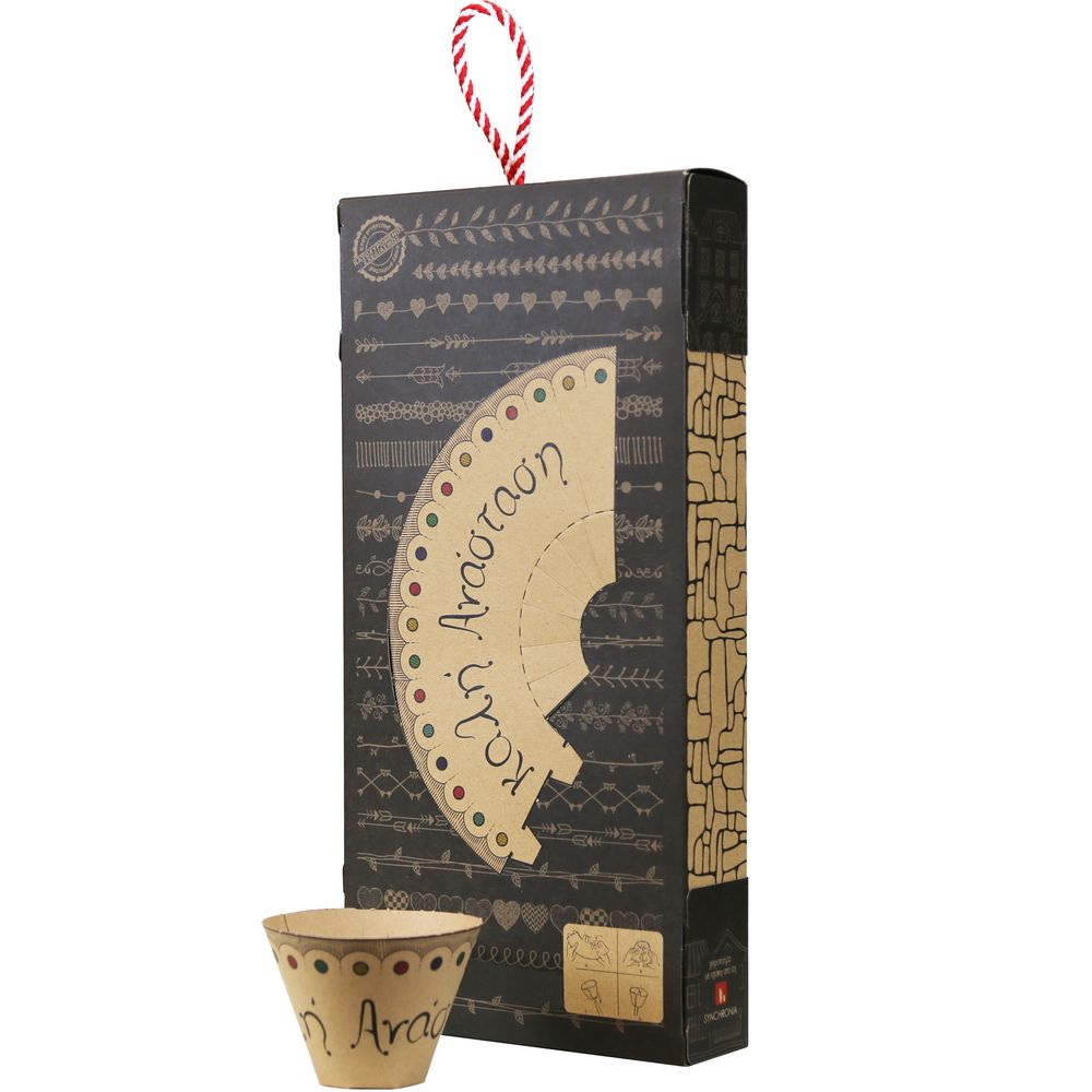 Λαμπάδα με Πορσελάνινο Σπιτάκι