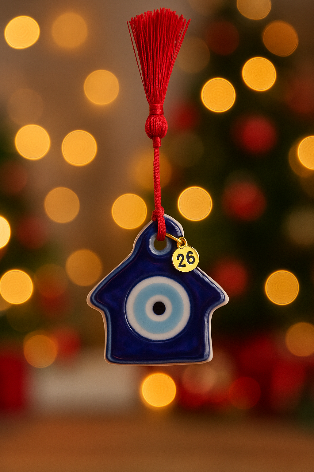 Πορσελάνινο Γούρι 2026 Σπιτάκι