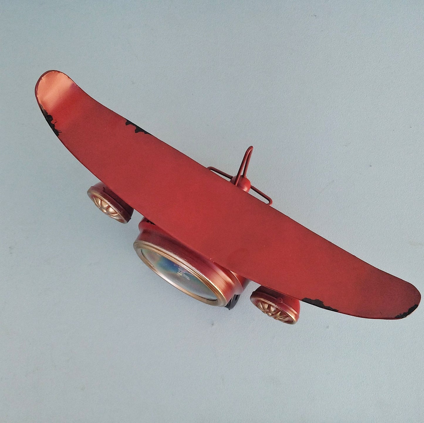 Airplane Metal Desk Clock