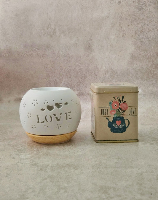 Love Wax Melter Gift Set