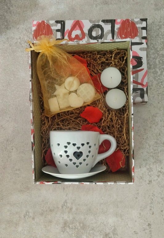 Αγαπησιάρικο Σετ Αρωματιστής και Wax Melts