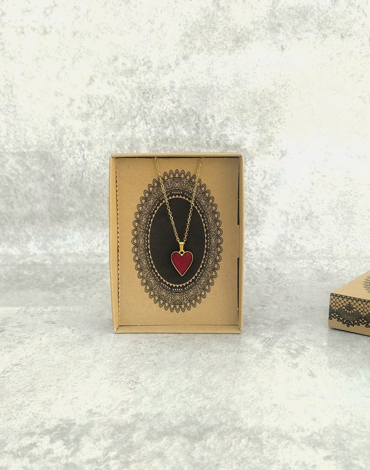 Red Heart Necklace
