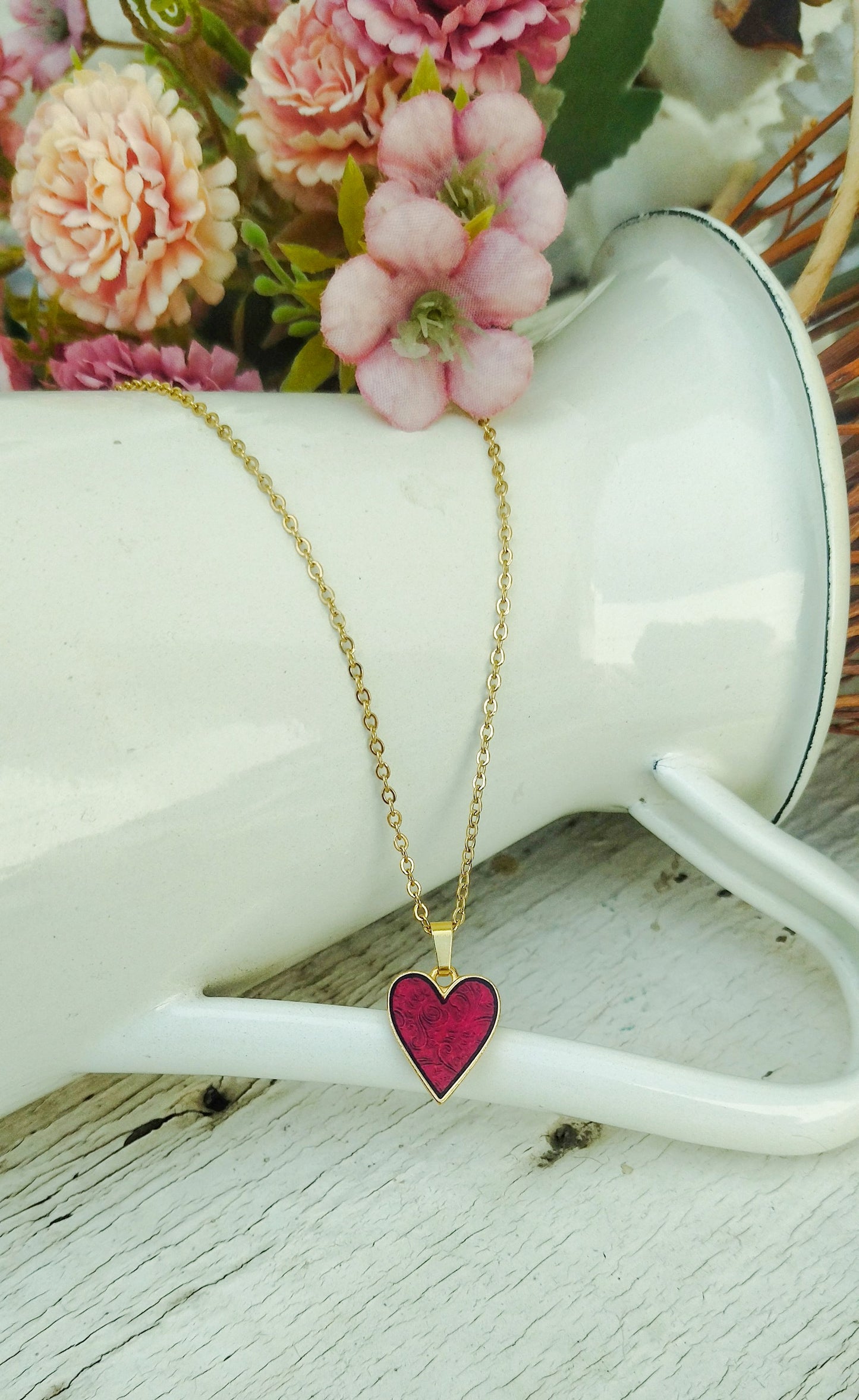 Red Heart Necklace