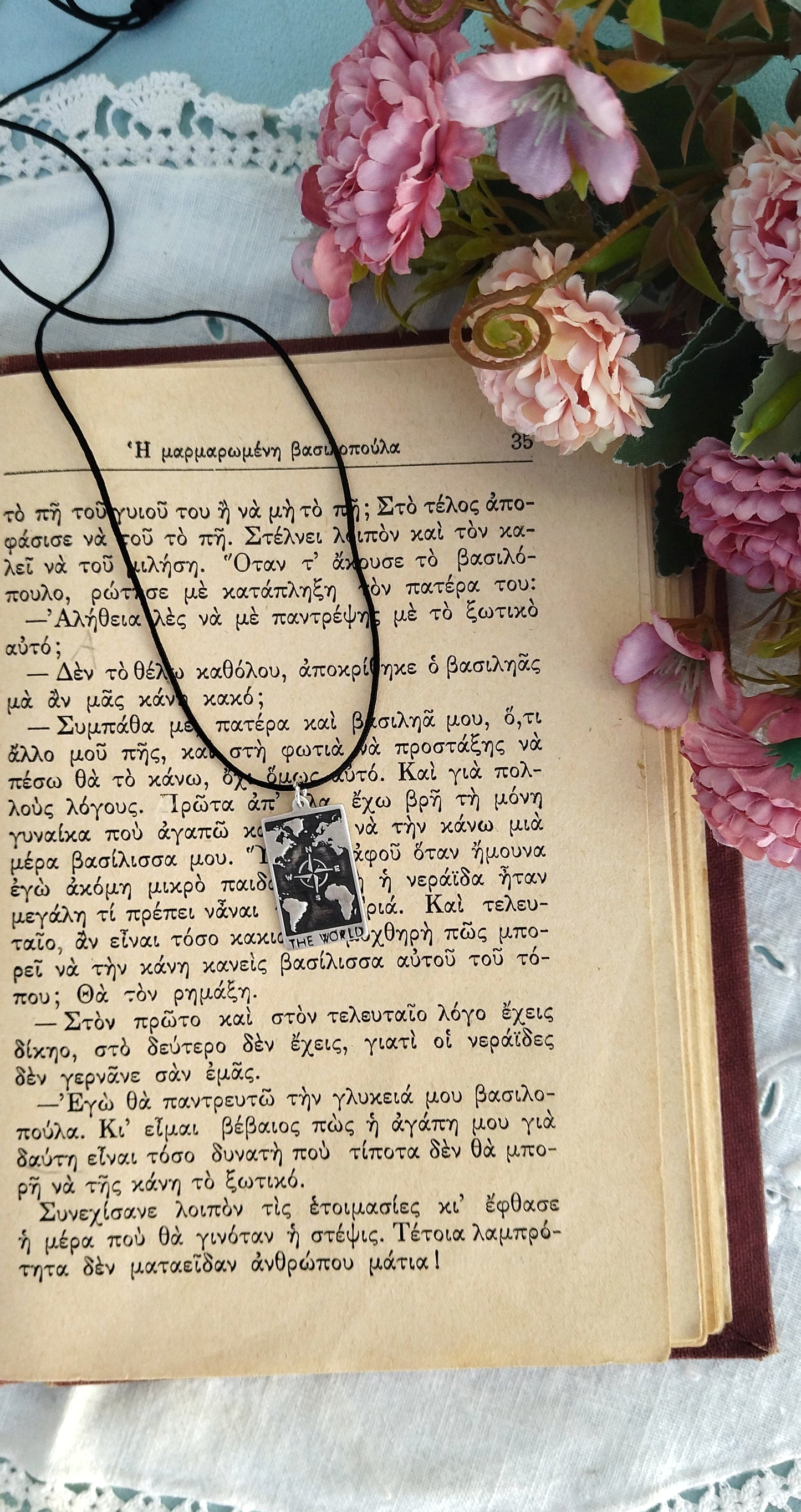 "You are the World to me" Necklace