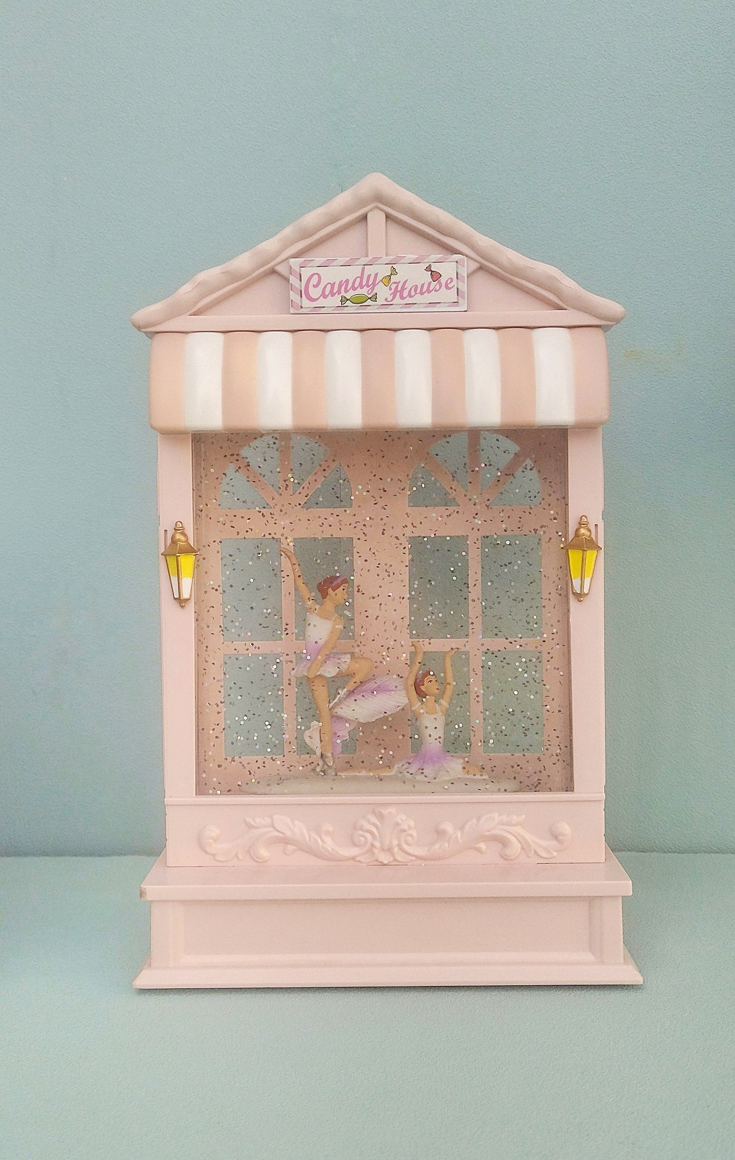 Ballerina Music Box, Snow Globe Light Box With 5 Melodies