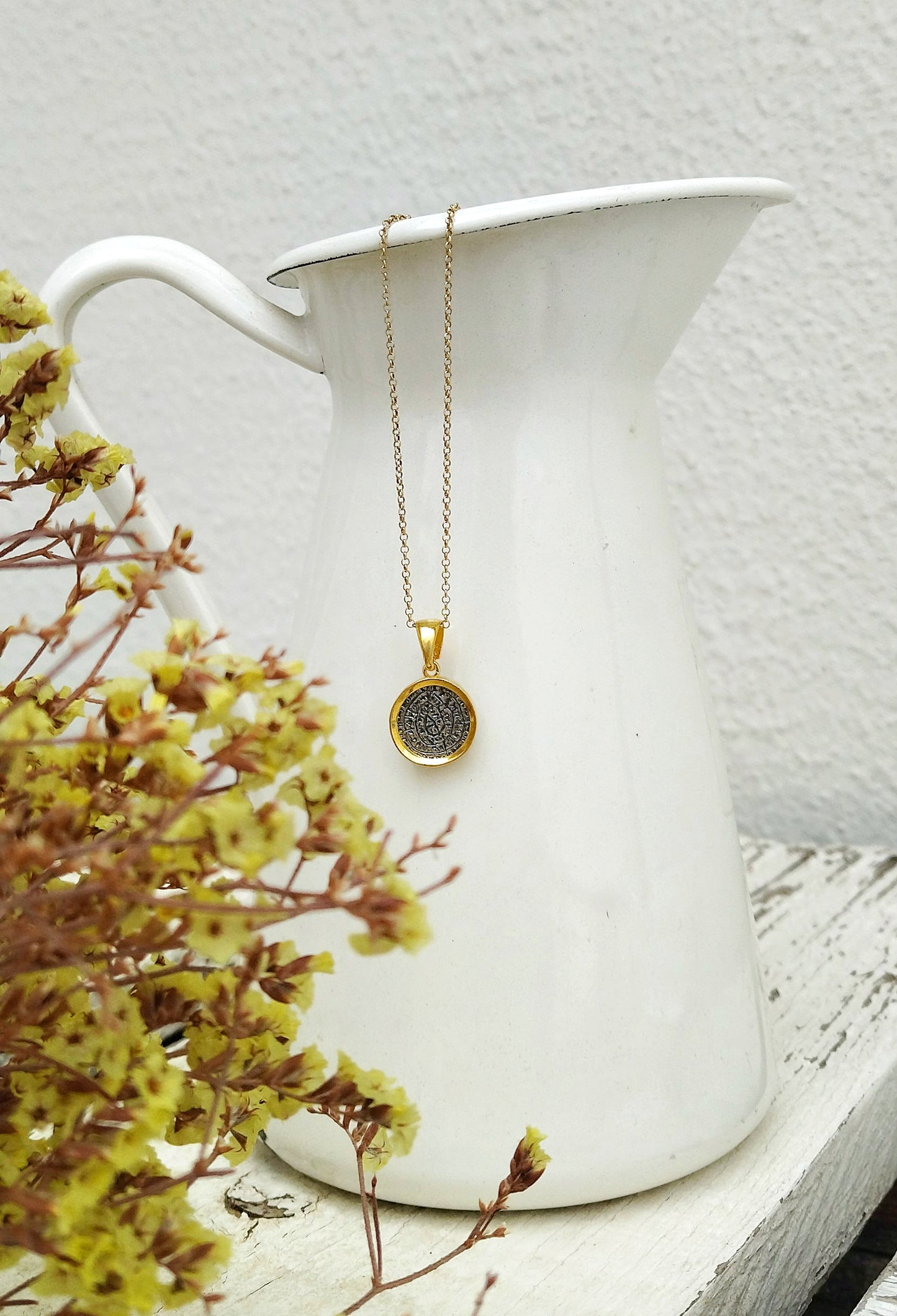 Replica Coin Necklace, Phaistos Disc Necklace