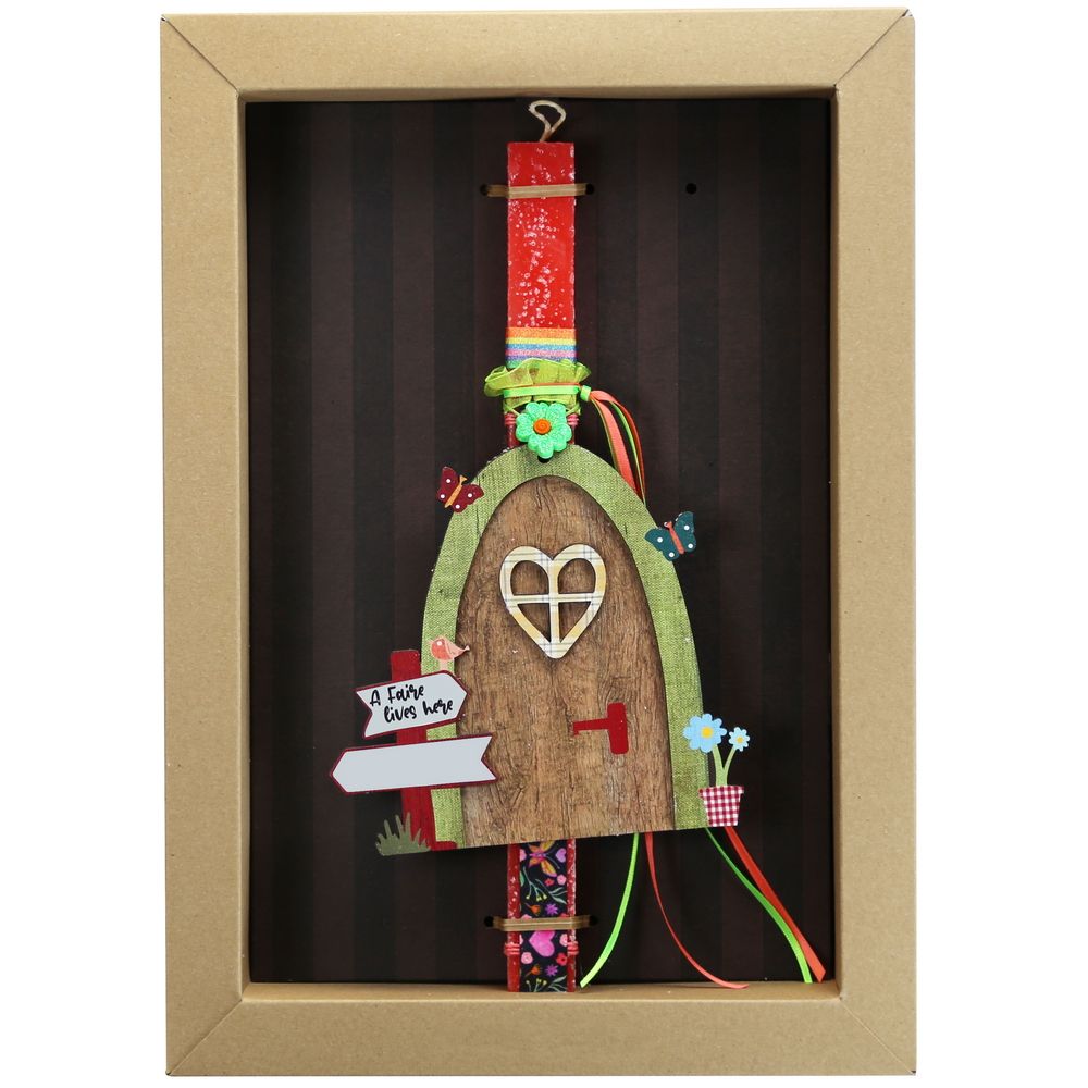 Easter Candle Fairy Door