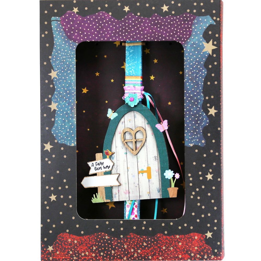Easter Candle Fairy Door