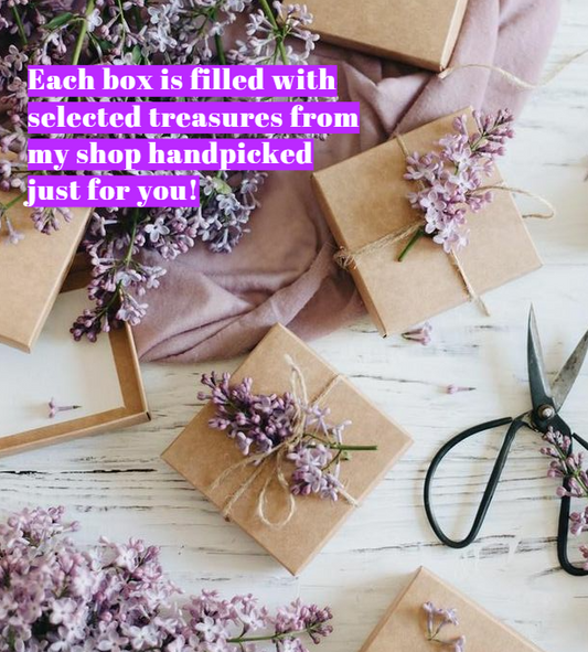 Mini Jewelry Mystery Box With 2 Random Jewels From Our Collection, "Support Our Brand Box"
