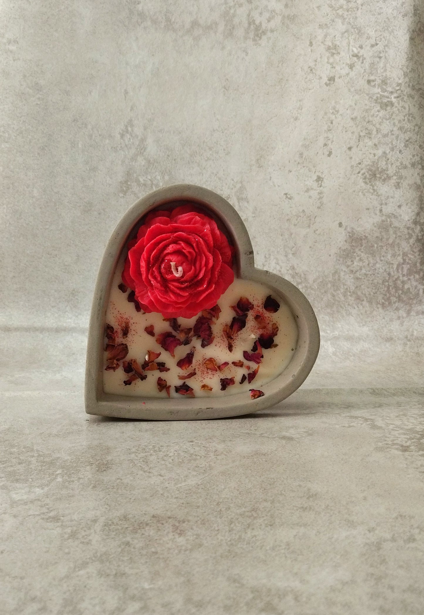 Rose Flower Candle Pot