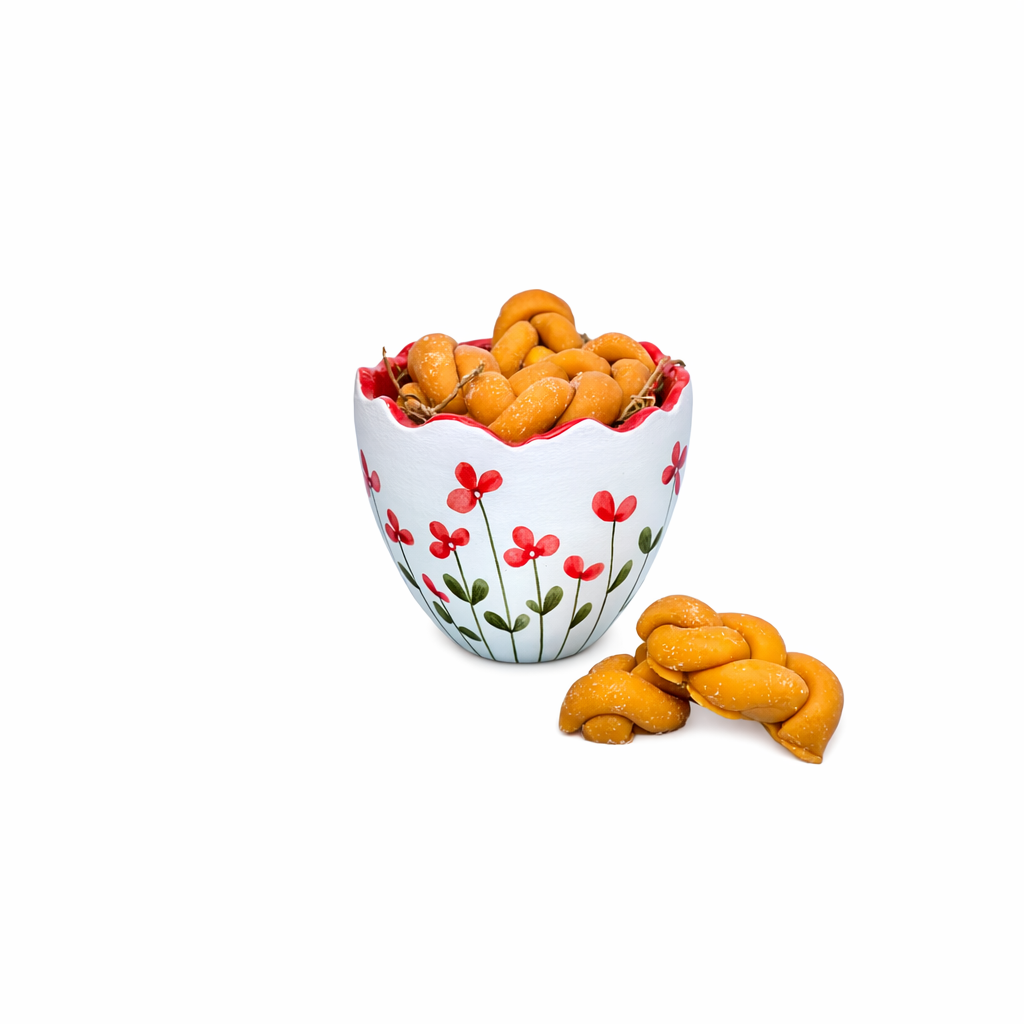 Easter Egg Bowl with Tsoureki Scent Wax Melts, Greek Easter Decor