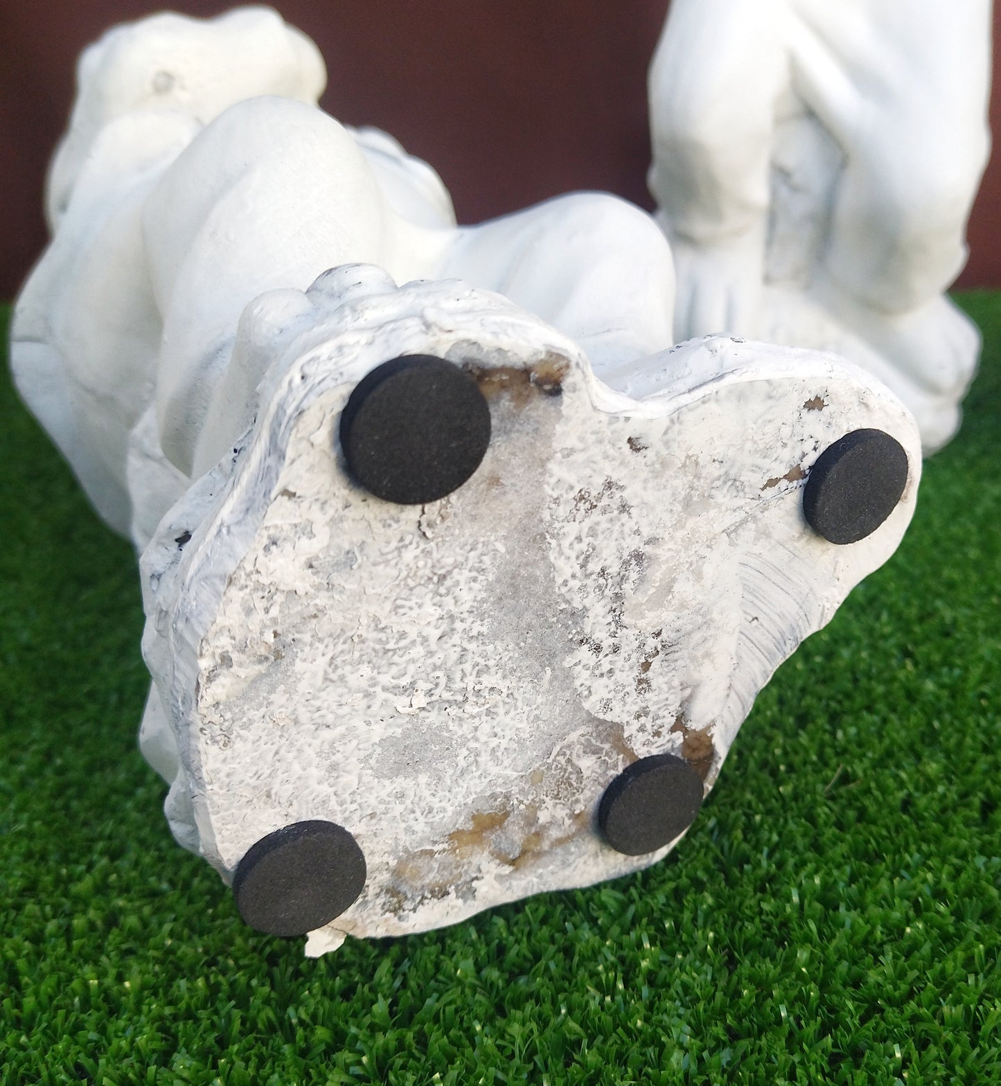 White Ceramic Rabbit Figurine With Music Ornament, Easter Bunny Decoration, Woodland Nursery Decor