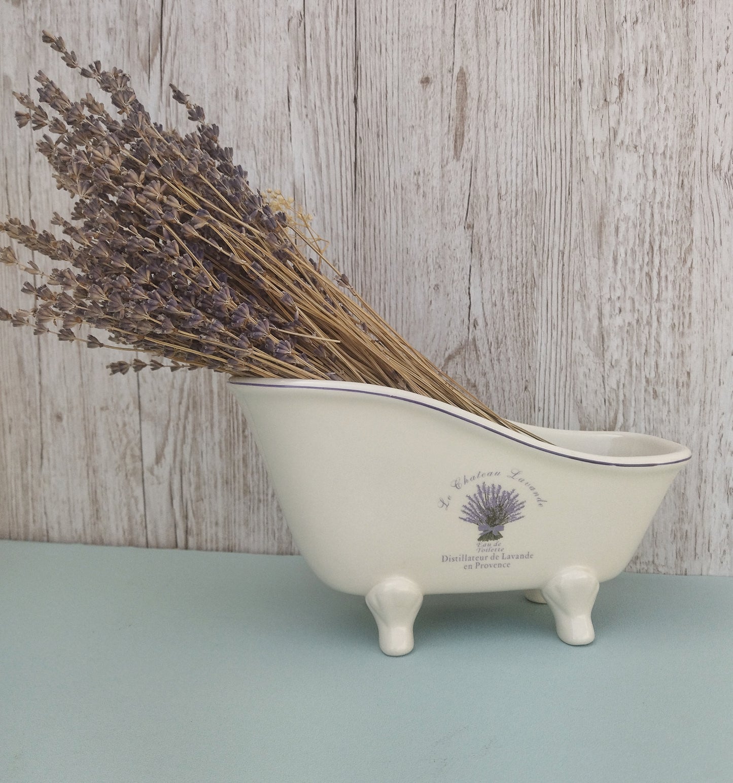 Vintage Bathtub Soap And Sponge Holder, Porcelain Bathroom Organizer
