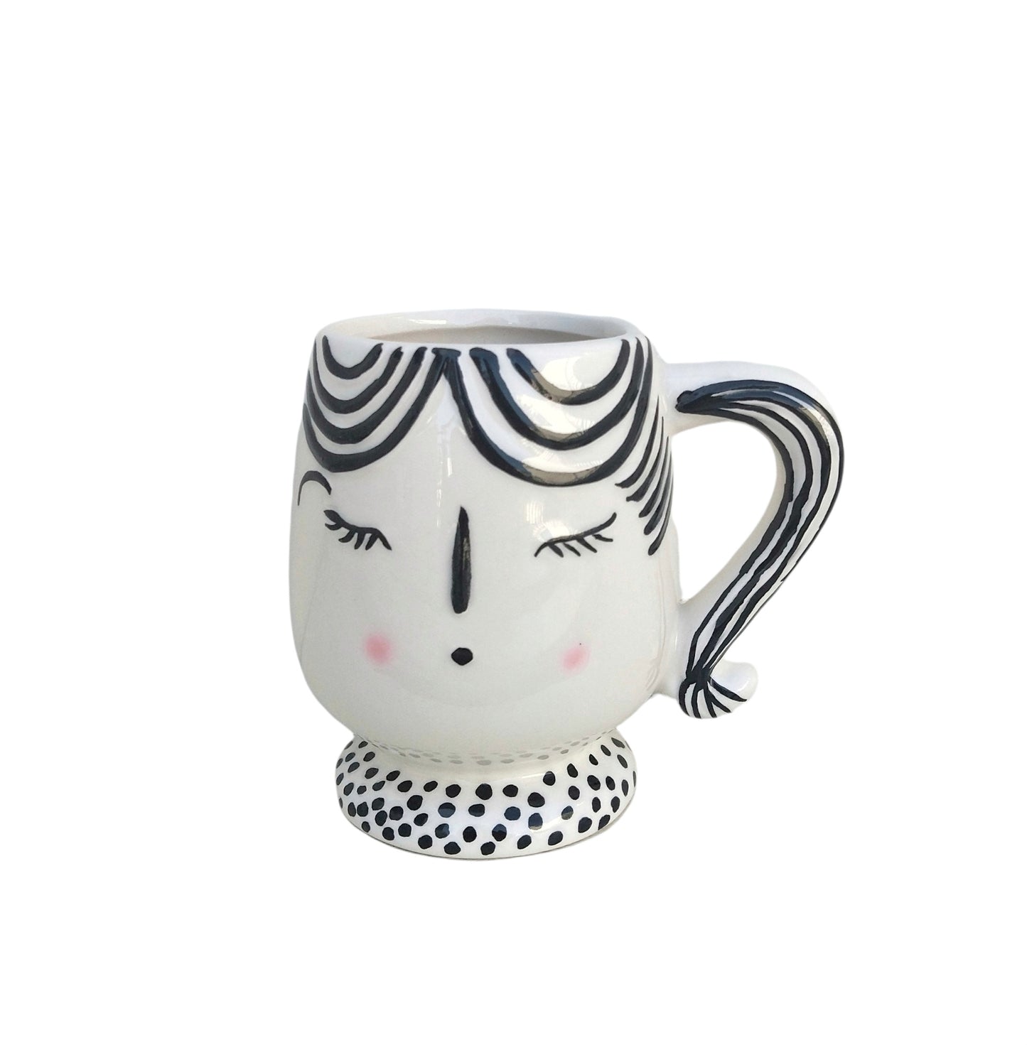 Handmade Ceramic Girl Mug