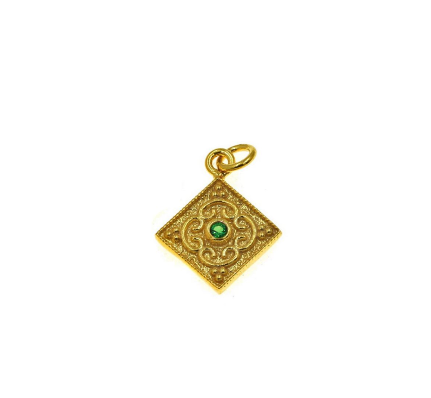 Historical Replica Earrings For Medieval Wedding, Gold Huggie Earrings With Zircon