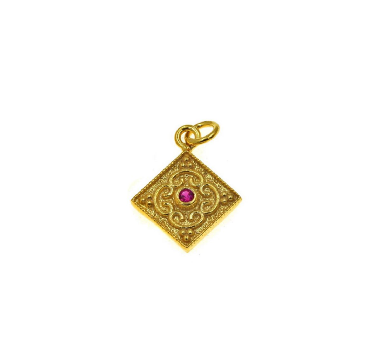 Historical Replica Earrings For Medieval Wedding, Gold Huggie Earrings With Zircon