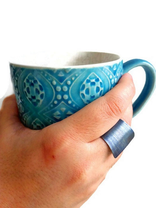 Titanium Ring, Adjustable Wrap Ring