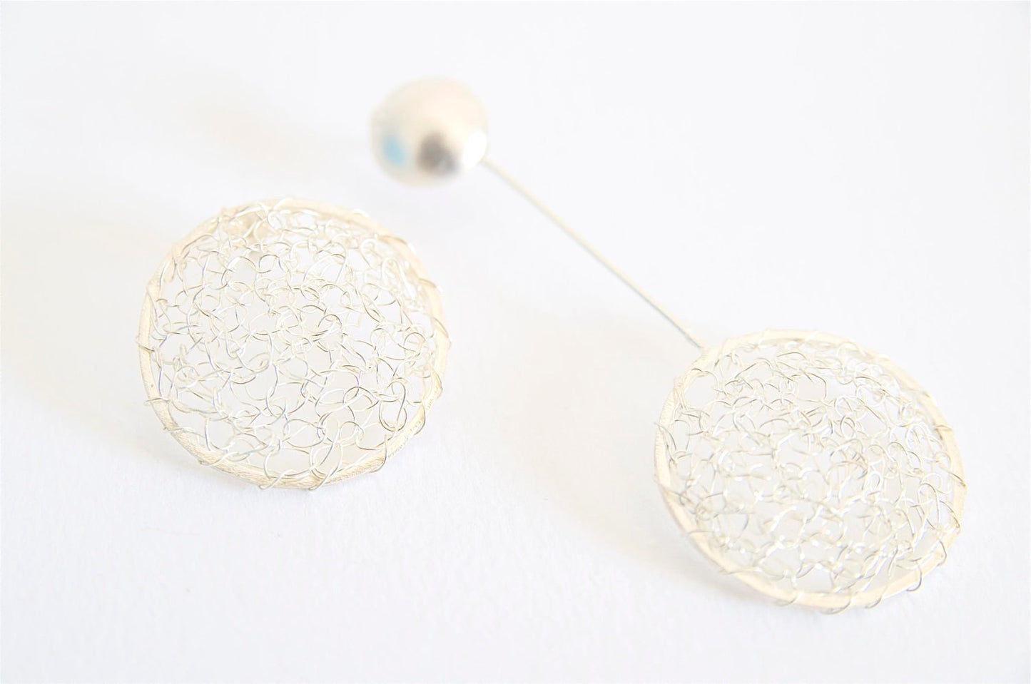 Mix And Match Earrings, Asymmetrical Mesh Earrings For Her