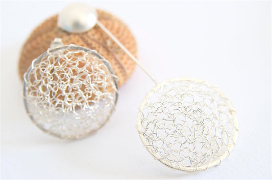 Mix And Match Earrings, Asymmetrical Mesh Earrings For Her