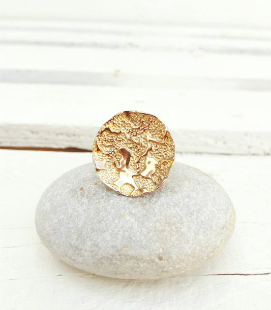 World Map Ring, Silver Statement Ring, Globe Ring For Women Size 7 3/4