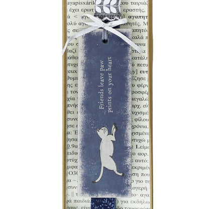 Easter Candle with Cat Bookmark