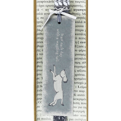 Easter Candle with Dog Bookmark