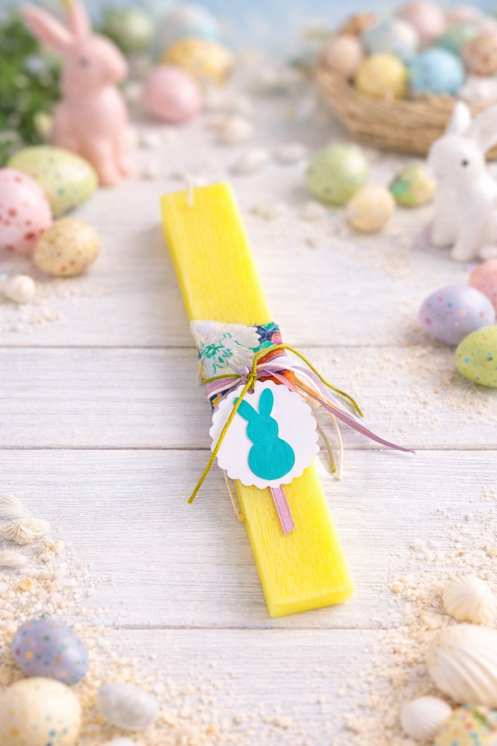 Easter Candle Bunny Ornament