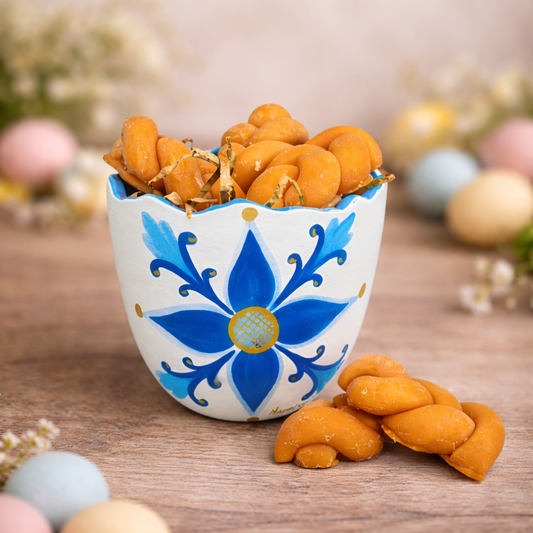 Easter Egg Bowl with Tsoureki Scent Wax Melts, Greek Easter Decor