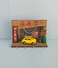 Load image into Gallery viewer, Gas Station Key Holder For Wall, Key Organizer With Retro Metal Car

