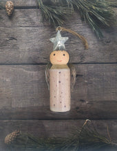 Load image into Gallery viewer, Wood Angel Christmas Ornament, Guardian Angel Gift For Best Friend
