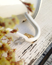 Load image into Gallery viewer, Adjustable Bee Ring, Gold Plated Or Sterling Silver Open Ring
