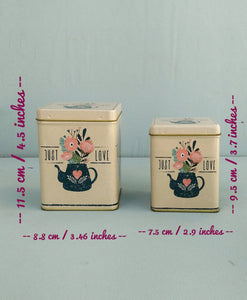 Herbal Tea Box, Loose Leaf Tea Storage