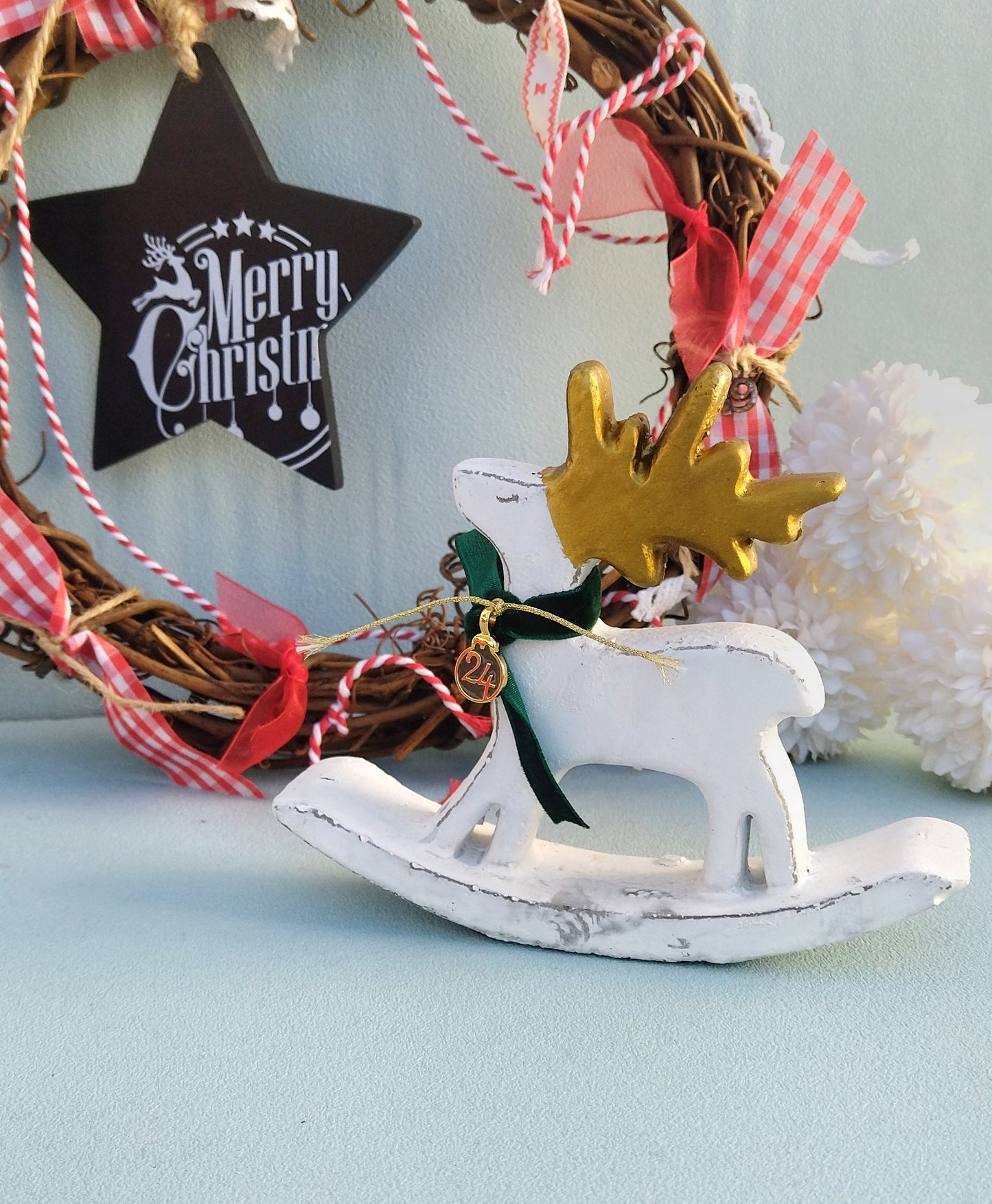 Ceramic Reindeer Lucky Home Charm For 2024