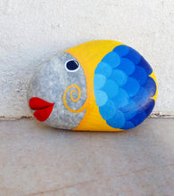 Load image into Gallery viewer, Paper Weight, Fish Painted Rocks
