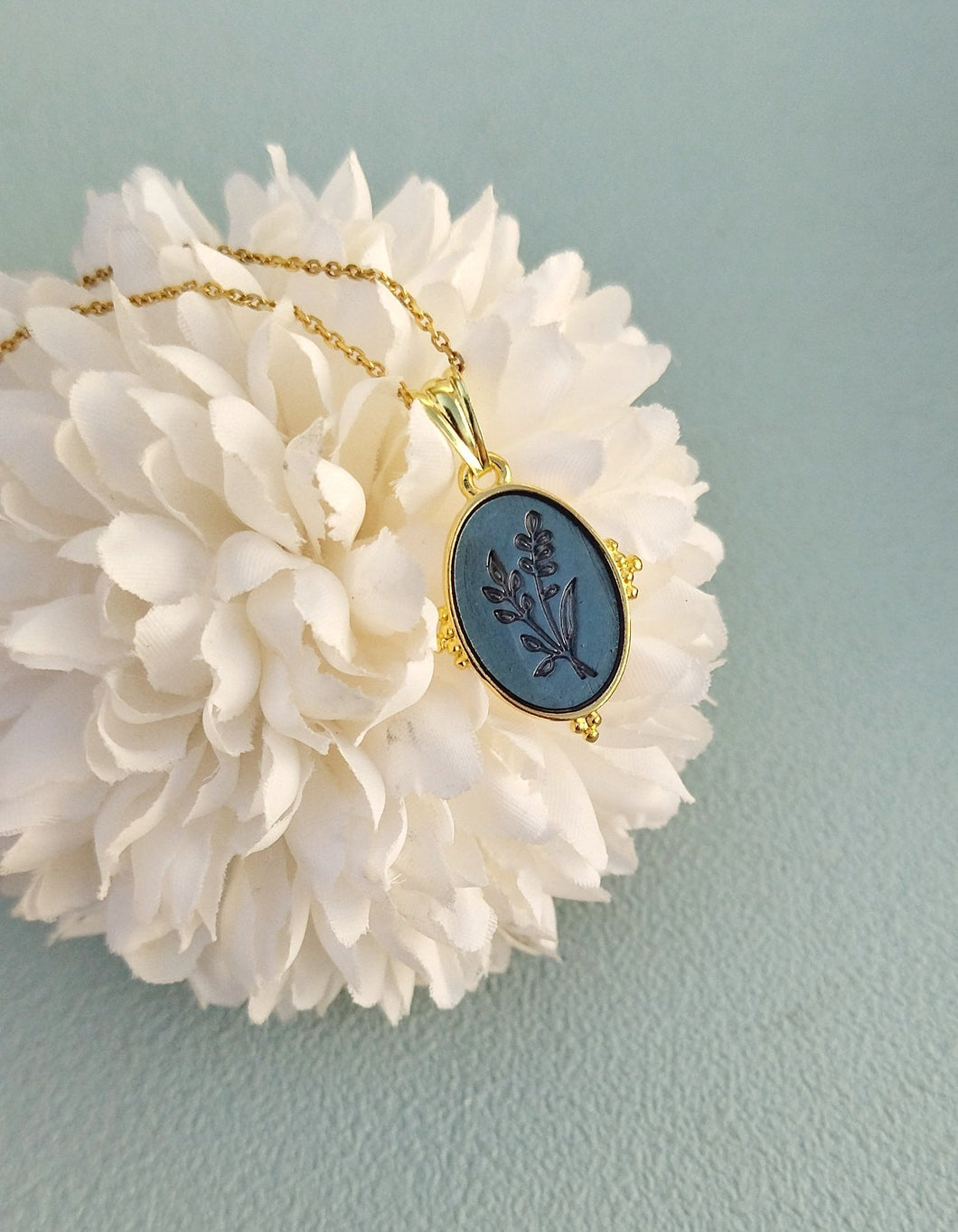 Dainty Gold Flower Necklace, Lily Of The Valley Necklace, May Birth Flower Gift