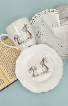 Load image into Gallery viewer, Kawaii Bunny Porcelain Breakfast Set, Baby Shower Candy Bar Decor
