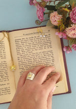 Load image into Gallery viewer, Prince Frog Adjustable Silver Ring, Kiss The Frog Ring
