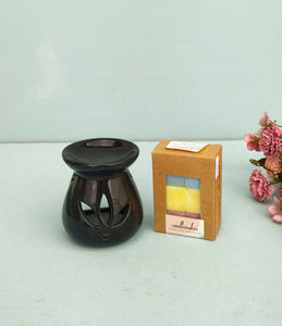 Wax Melter Gift Set, Ceramic Wax Burner With Soy Wax Melts
