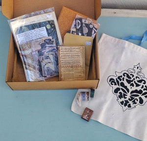 Scrapbooking Starter Kit, Memo Deco Paper And Ephemera Supplies, "Surprise Supplies" Set