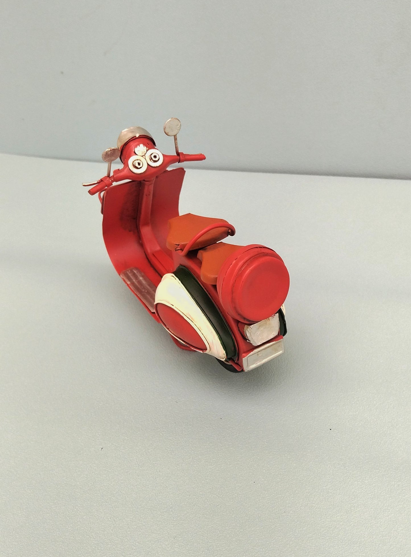 Red Vespa Scooter, Retro Collectible Motorcycle