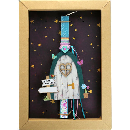 Easter Candle Fairy Door