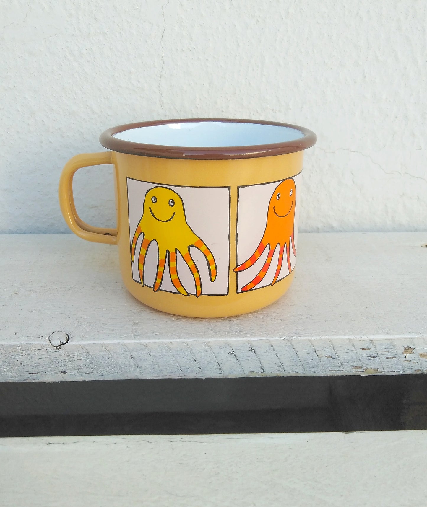 Enamel Mug, Colorful Mug For Kids, Campfire Mug Gift For Travelers