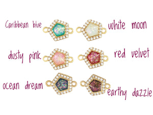 October Birthstone Bracelet, Personalized Opal Bracelet