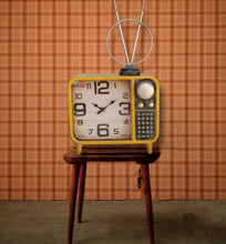 Load image into Gallery viewer, Retro TV Table Clock, Vintage Television Desk Clock

