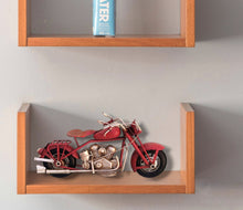 Load image into Gallery viewer, Red Miniature Motorcycle, Retro Collectible Metal Motorcycle
