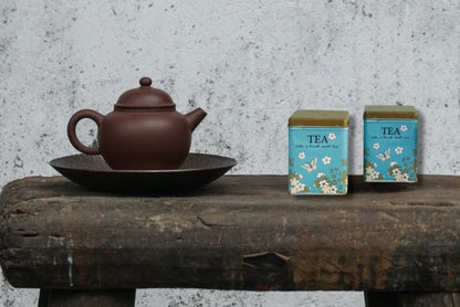Loose Leaf Tea Tin Box With Lid, Herbal Tea Canister