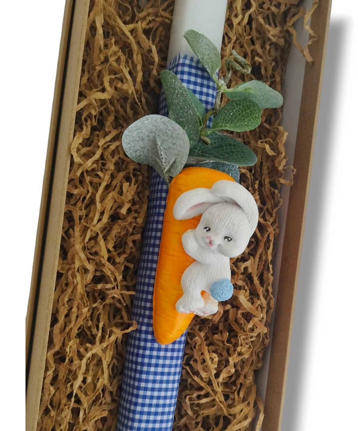 Easter Candle Bunny On Carrot