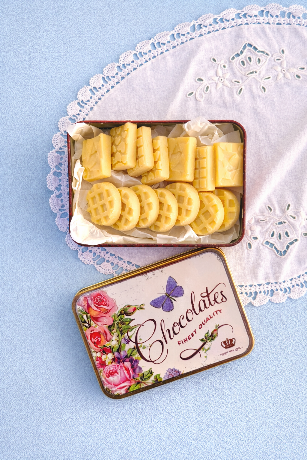 Retro Chocolate Box With Wax Melts